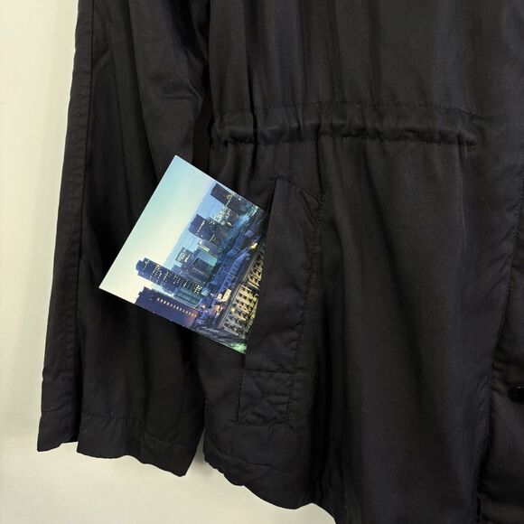 Y2K Market & spruce Hooded Jacket M Utility Boho Drawstring Waist Oversized - Picture 6 of 16